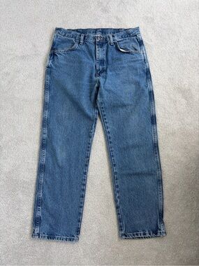 “Rustler” Classic Blue Jeans (34/30) - Straight Fit